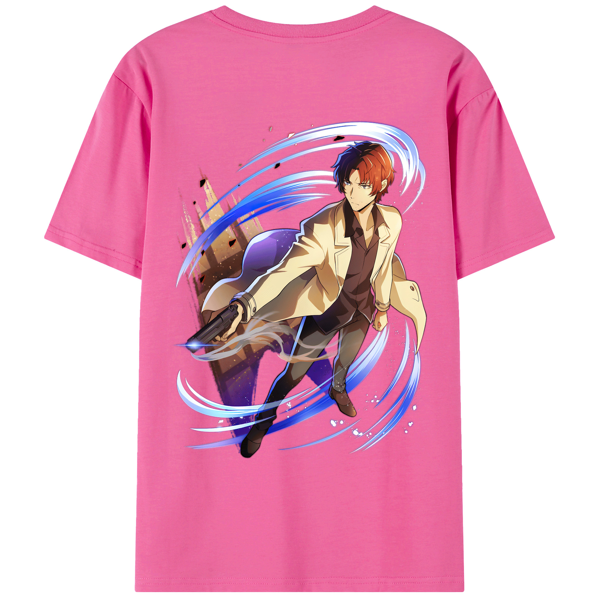 （画像用） 文豪ストレイドッグス Bungo Stray Dogs レディース半袖Tシャツ(バックプリント)
